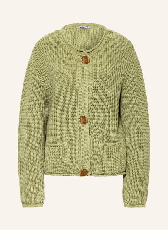 MORE & MORE kardigan ZIELONY