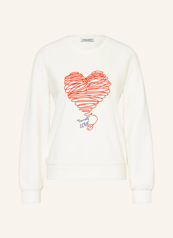 MORE & MORE sweatshirt WHITE