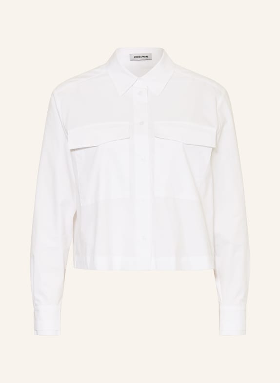 MORE & MORE Hemdbluse WEISS