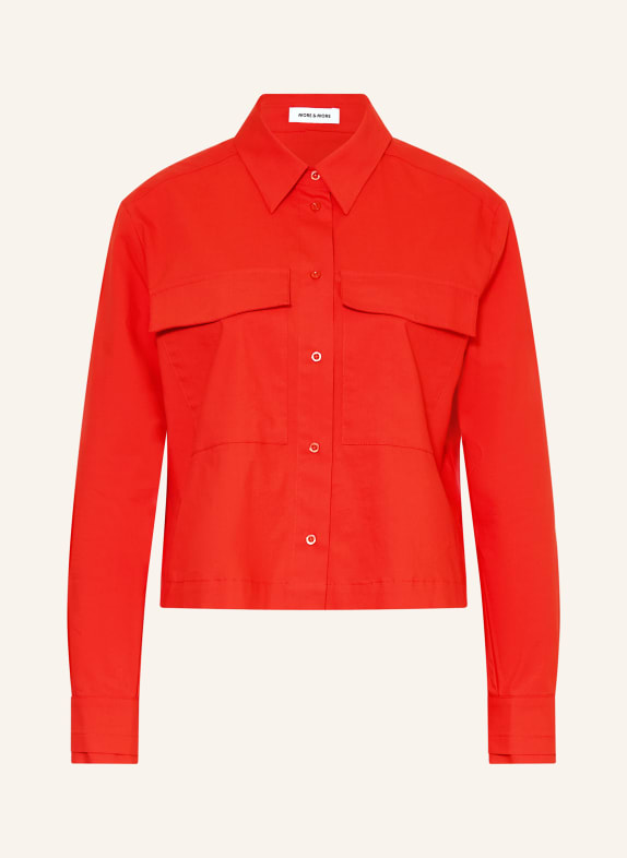MORE & MORE Hemdbluse ROT