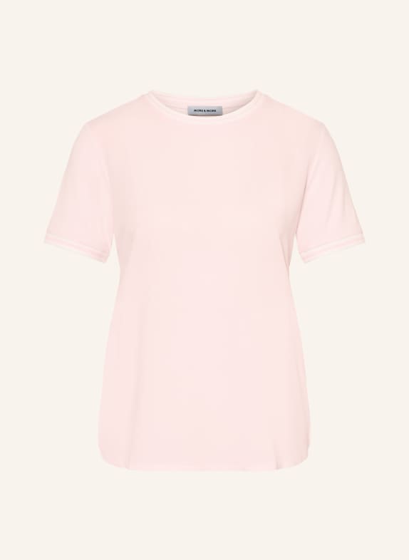 MORE & MORE T-Shirt ROSA / WEISS