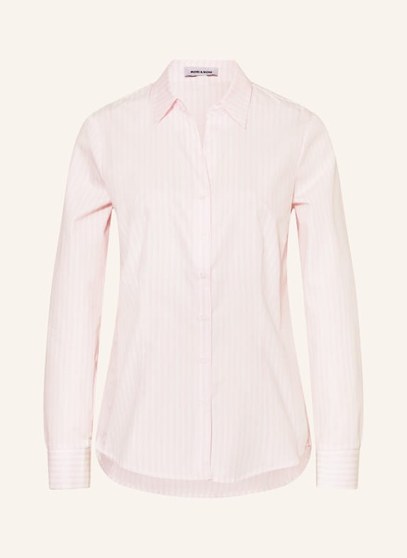 MORE & MORE Hemdbluse HELLROSA / WEISS