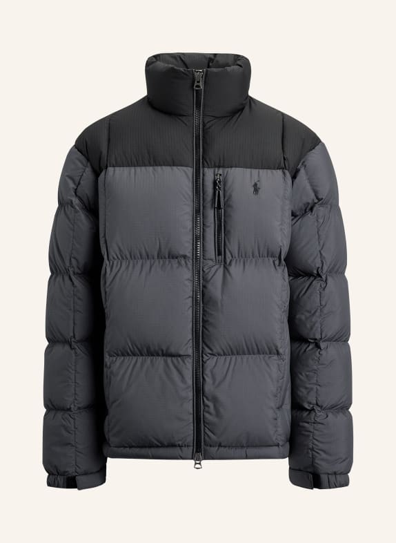 POLO RALPH LAUREN down jacket DARK GRAY / BLACK