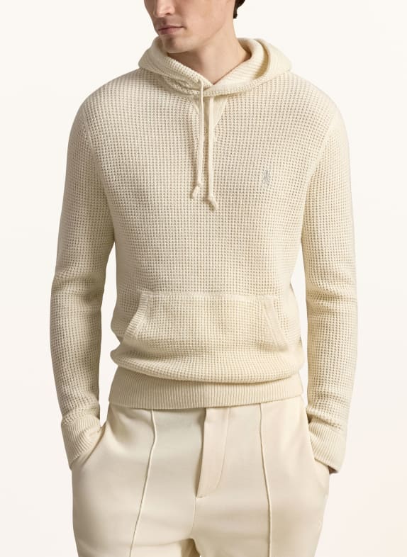 POLO RALPH LAUREN Gebreide hoodie CRÈME