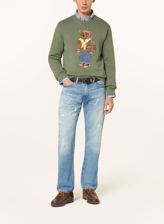 POLO RALPH LAUREN trui GROEN / BRUIN / BLAUW