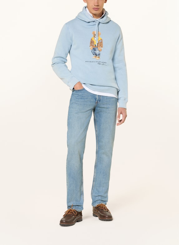 POLO RALPH LAUREN hoodie LICHTBLAUW / DONKERBLAUW
