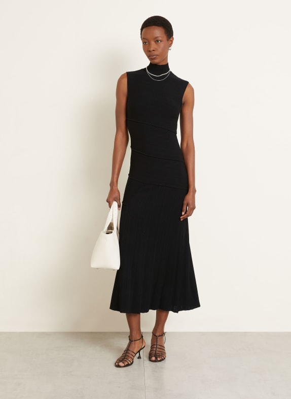 Proenza Schouler Jerseyové šaty FEDERICA ČERNÁ