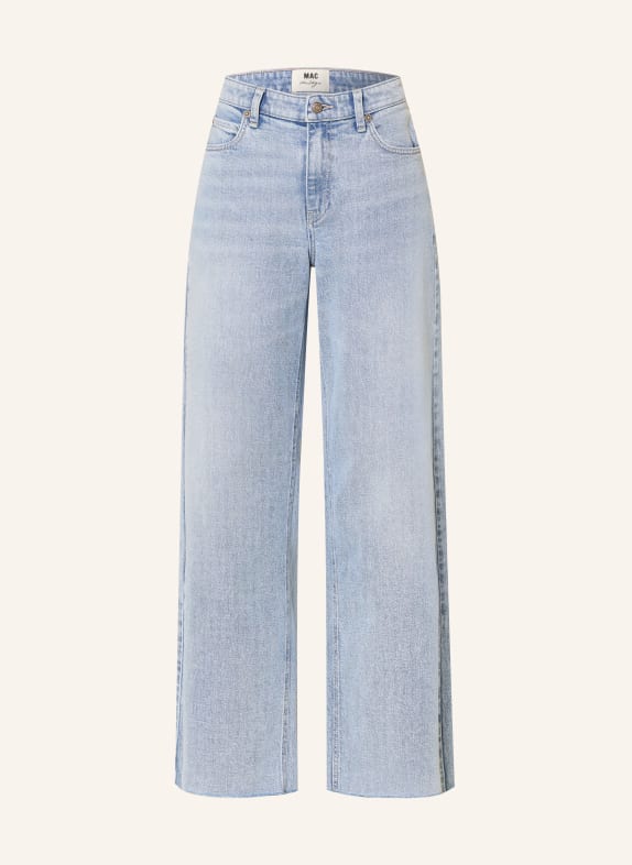 MAC Džíny s širokými nohavicemi NEVADA D412 parisian flair blue