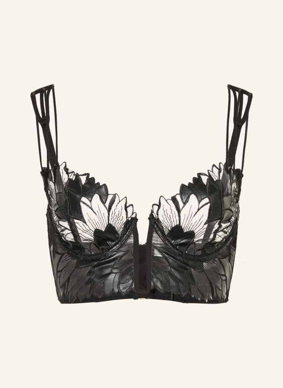 LIVY MOONFLOWER bustier BLACK