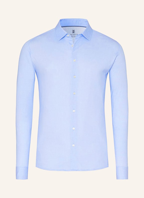 DESOTO Jerseyhemd Slim Fit HELLBLAU