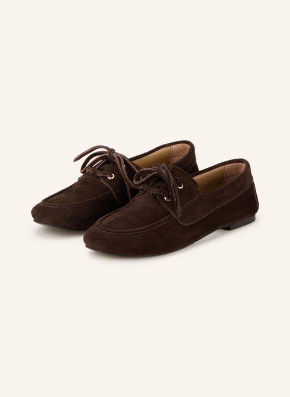 billi bi chaussures de bateau MARRON FONCÉ