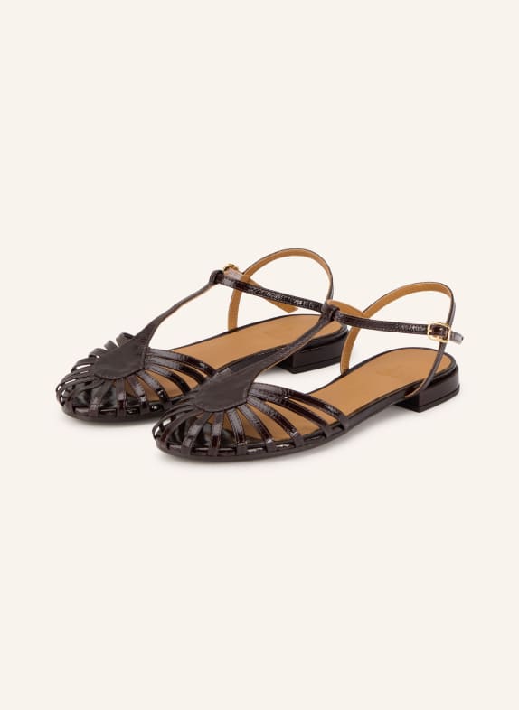 billi bi Sandalen DUNKELBRAUN