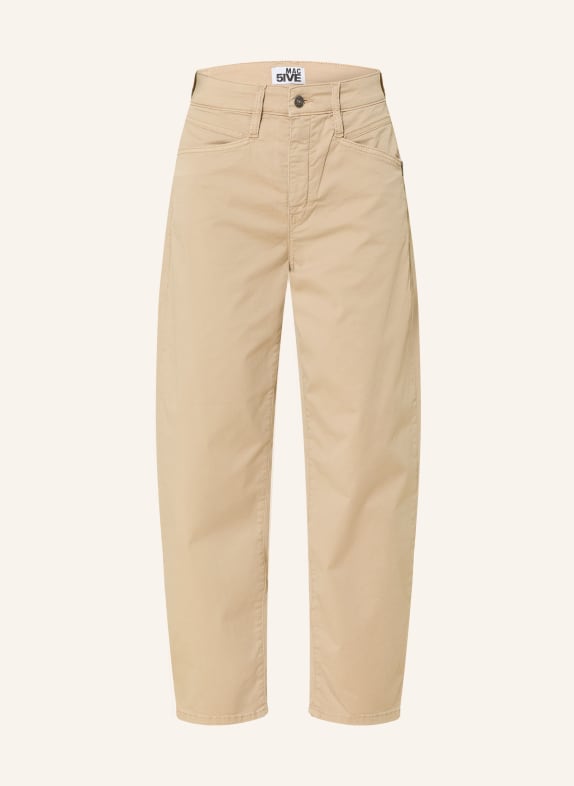 MAC Džíny Barrel BORA BÉŽOVÁ