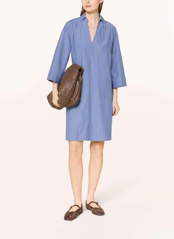 SELECTED Femme Oversized dress with 3/4 sleeves BLUE