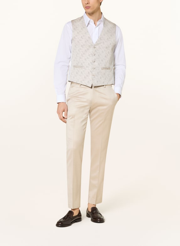 WILVORST Hoesvest Extra Slim Fit 067 Beige gem.