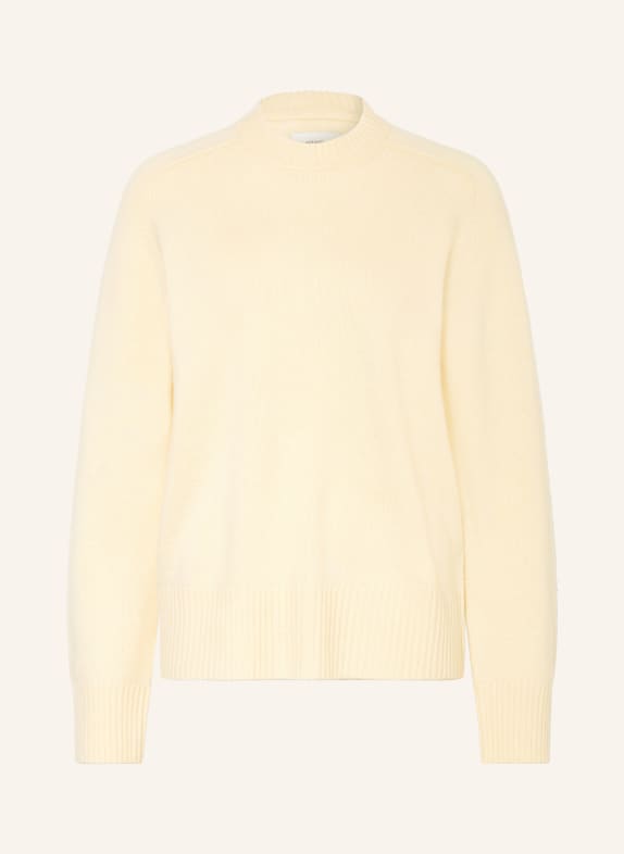 LOULOU DE SAISON Kašmírový svetr BALTRA TMAVĚ ŽLUTÁ