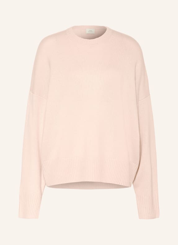 LOULOU DE SAISON ANTON cashmere sweater LIGHT PINK
