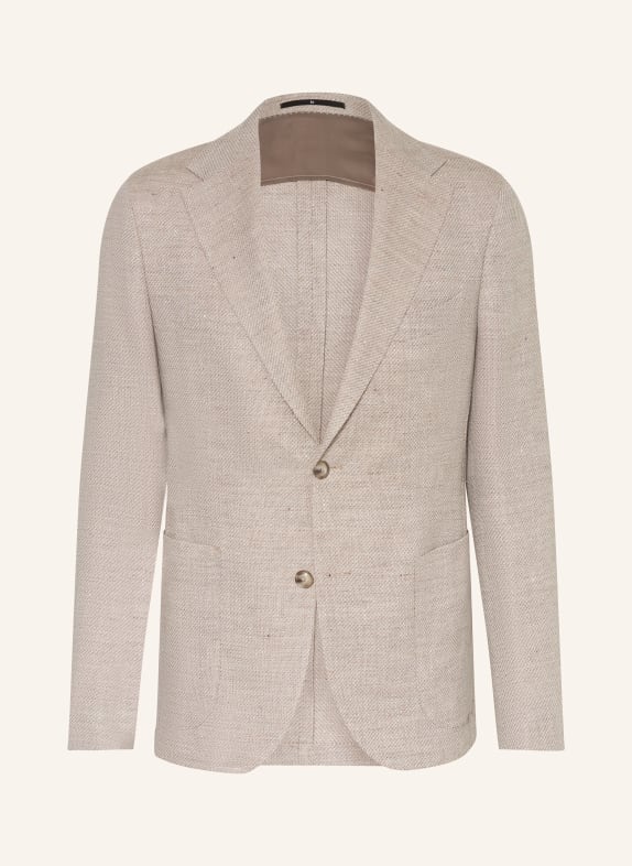 DRESSLER SAWYER Regular Fit jacket with linen and virgin wool BEIGE