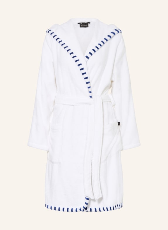 Cawö Peignoir unisexe BLANC / BLEU