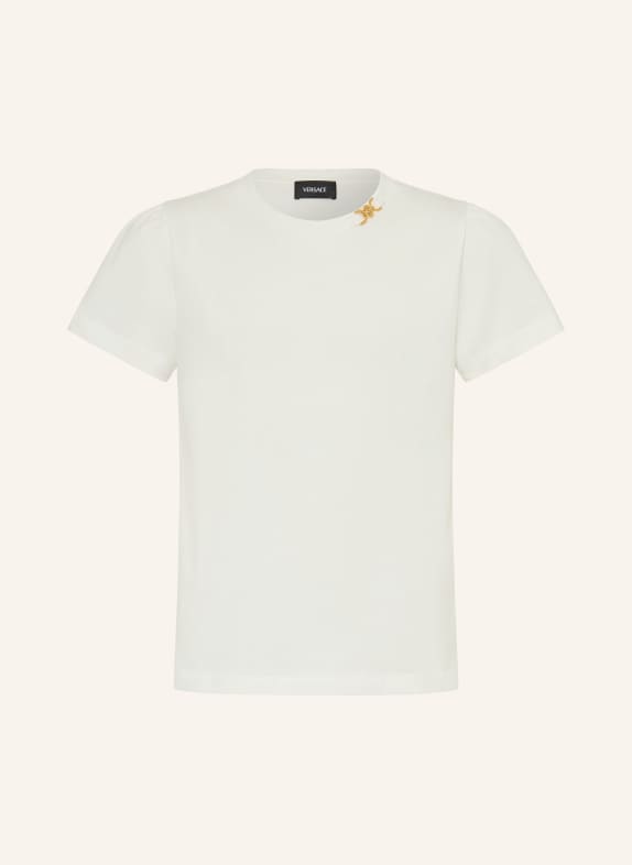 VERSACE T-Shirt WEISS / GOLD