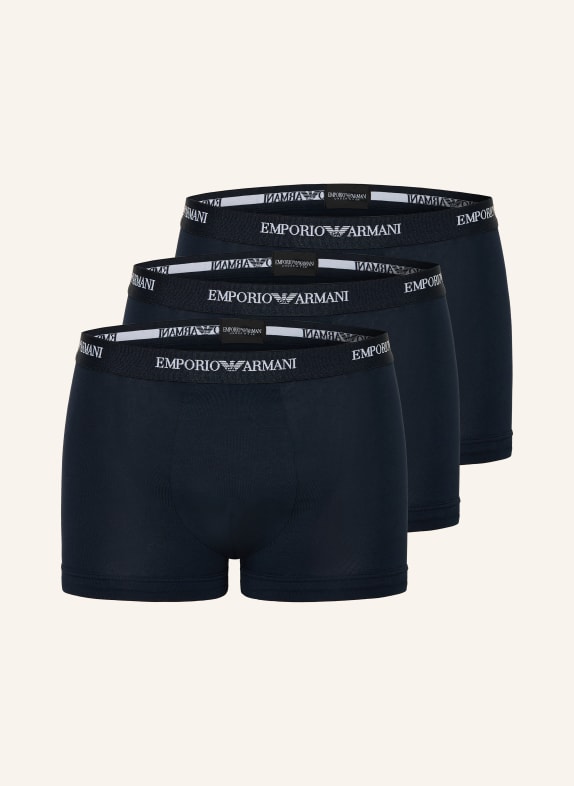 EMPORIO ARMANI 3er-Pack Boxershorts DUNKELBLAU
