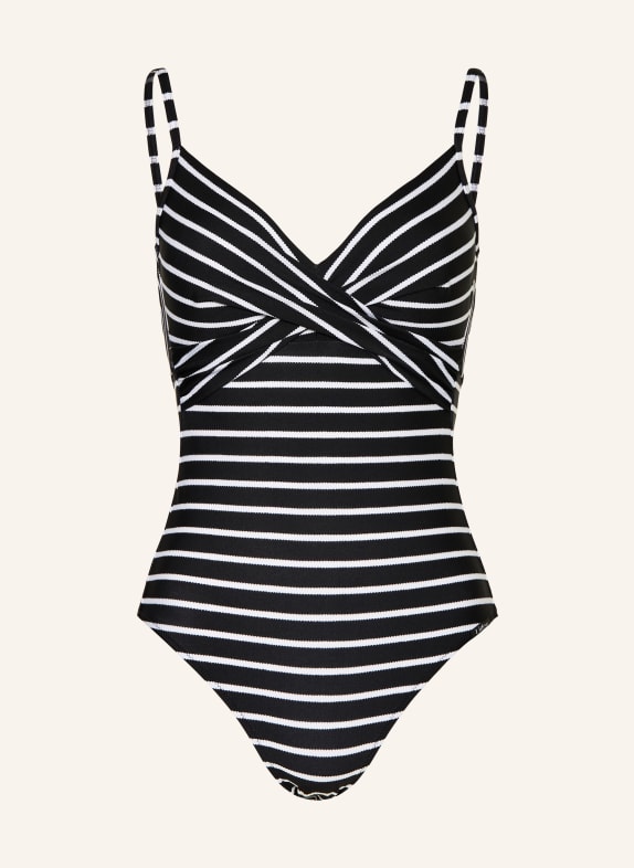Lidea Strój kąpielowy LINE UP CZARNY / BIAŁY