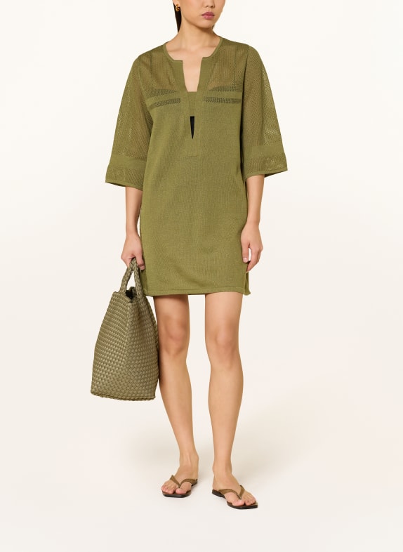 MARYAN MEHLHORN Tunika mit 3/4-Arm OLIV