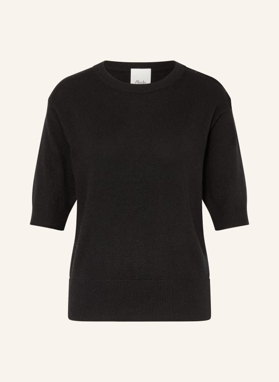 ALLUDE Strickshirt aus Cashmere SCHWARZ