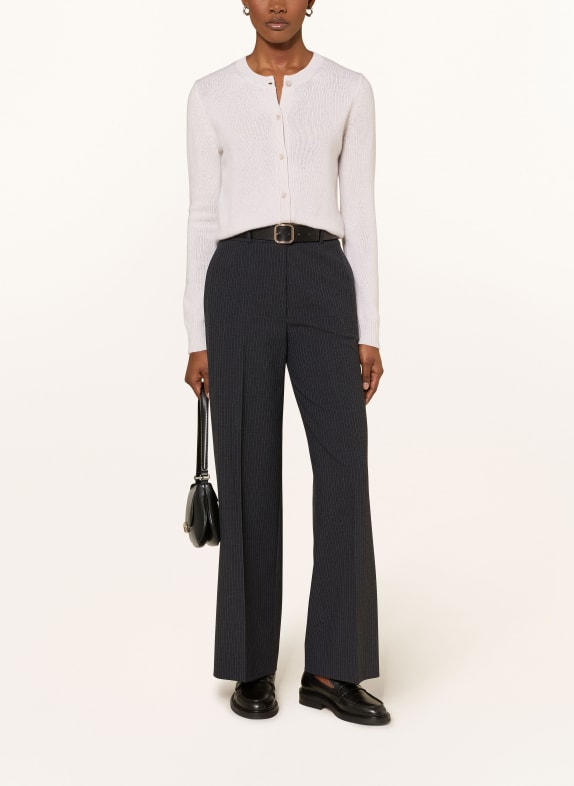 ALLUDE Gebreide vest van kasjmier CRÈME