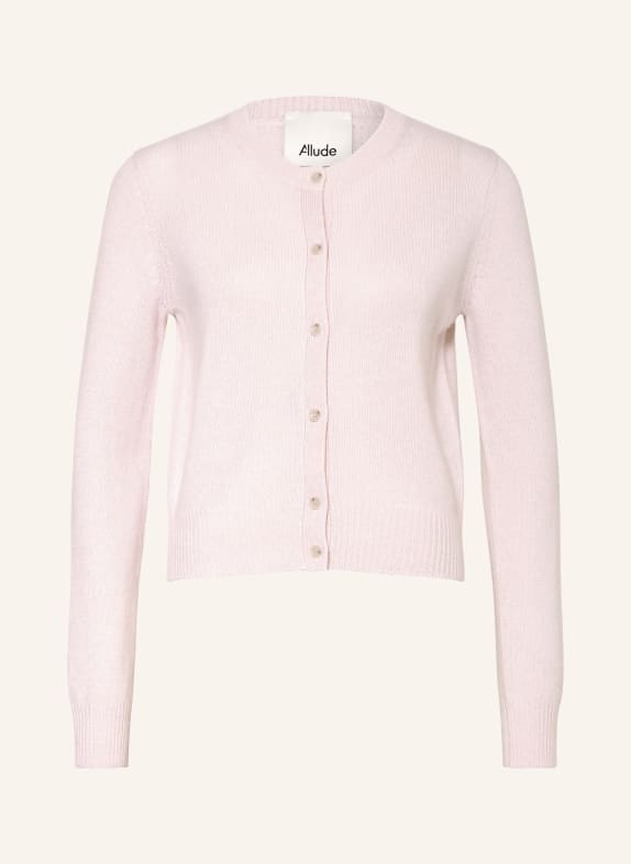 ALLUDE Cashmere cardigan ROSE