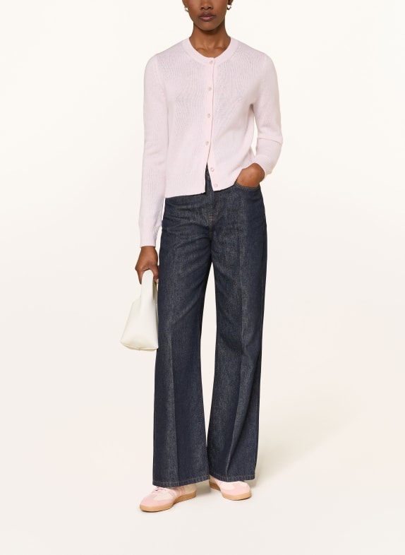 ALLUDE Strickjacke aus Cashmere ROSÉ