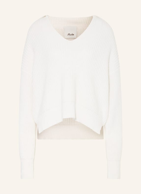 ALLUDE Pullover mit Cashmere HELLGELB