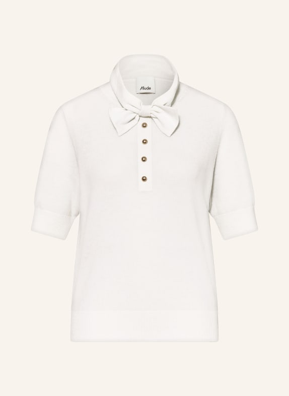 ALLUDE koszulka z dzianiny ECRU