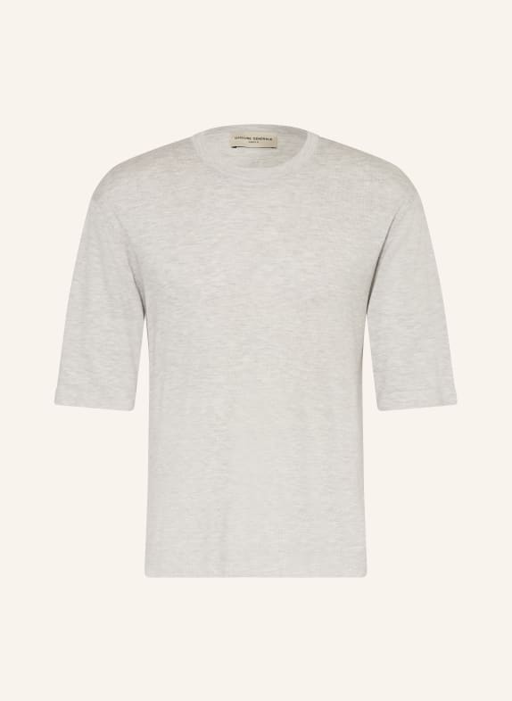 Officine Générale BORIS knit shirt LIGHT GRAY