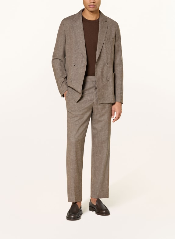 Officine Générale Broek HUGO Regular Fit BRUIN