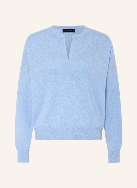 REPEAT cashmere sweater LIGHT BLUE