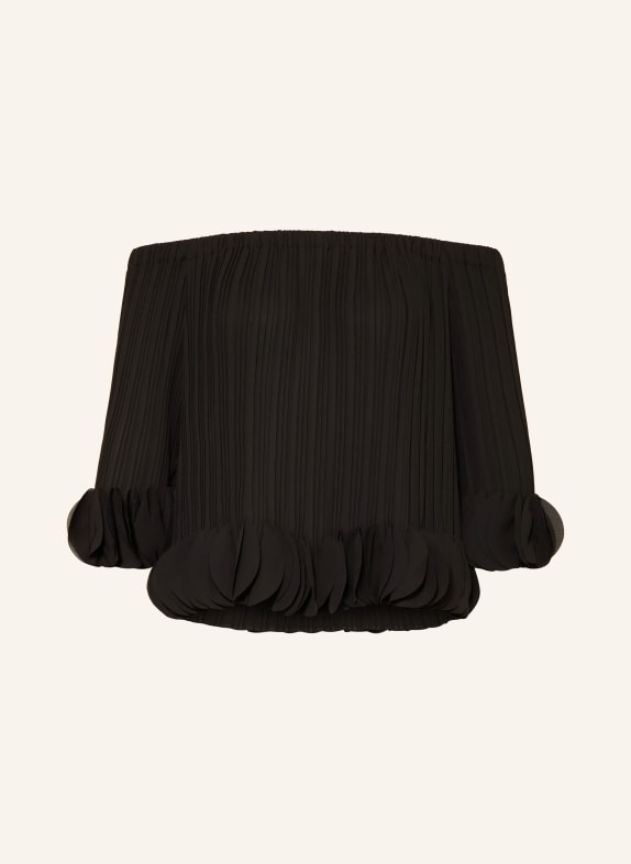 Joseph Ribkoff Bluzka z plisami CZARNY