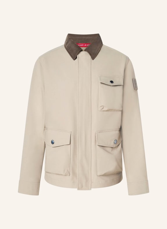 JOOP! JEANS Field jacket SKYLER TAUPE / DARK BROWN