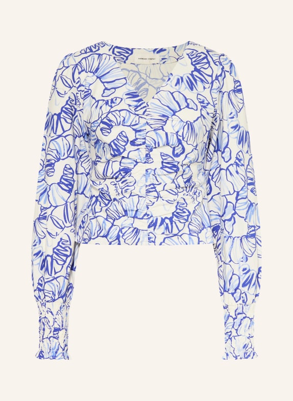 FABIENNE CHAPOT Blůza MADELEINE BÍLÁ / MODRÁ