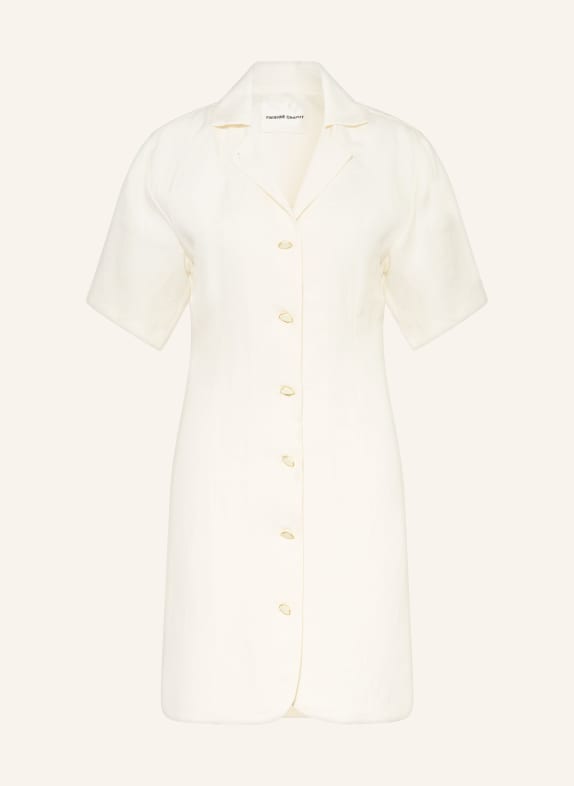 FABIENNE CHAPOT Jurk MELODY met linnen CRÈME