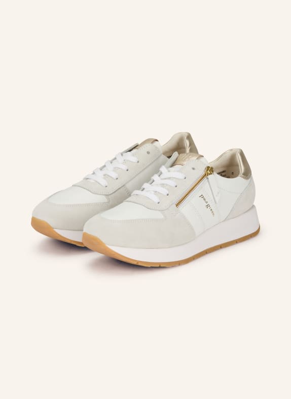 paul green sneaker WHITE / SILVER / LIGHT GRAY