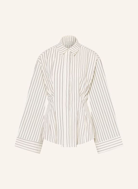 NEO NOIR LYTRA shirt blouse WHITE / DARK GRAY