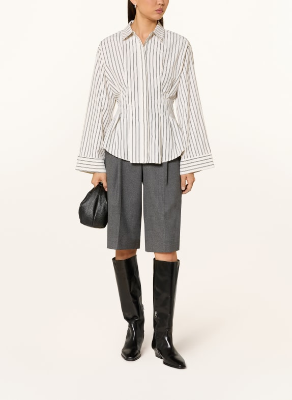 NEO NOIR Overhemdblouse LYTRA WIT / DONKERGRIJS