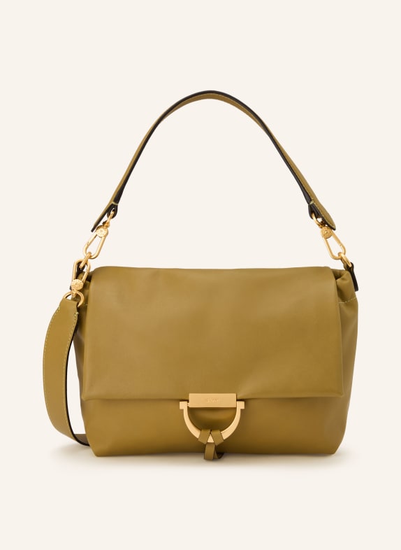 abro Schultertasche TEMI MEDIUM OLIV / GOLD