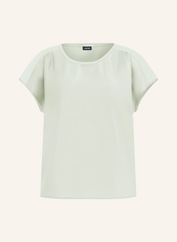 JOOP! Blůza TANCY z kombinace materiálů TYRKYSOVÁ