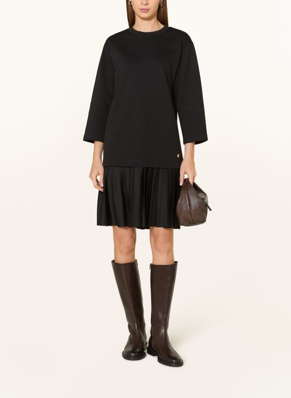 JOOP! Kleid TARIKA mit Plissees SCHWARZ