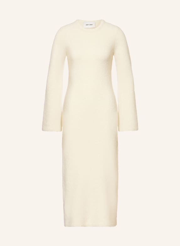 SOFT GOAT Sukienka z dzianiny z kaszmiru ECRU