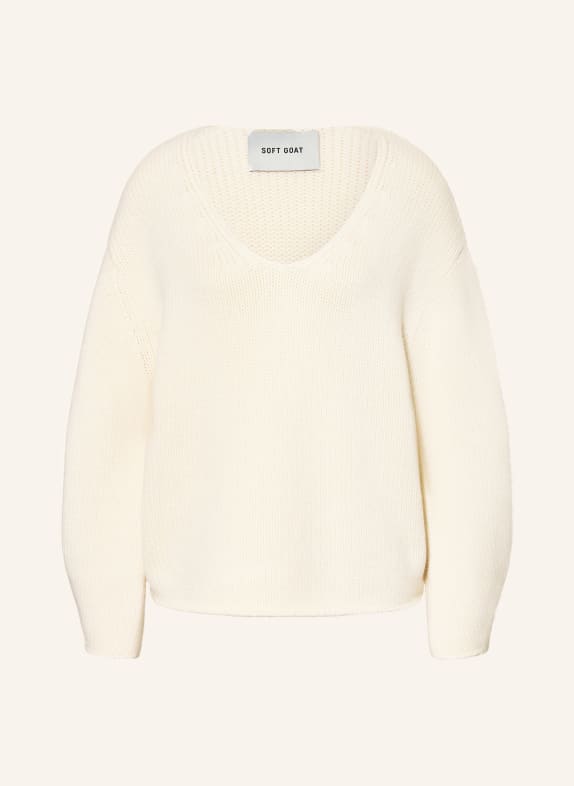 SOFT GOAT Cashmere-Pullover ECRU
