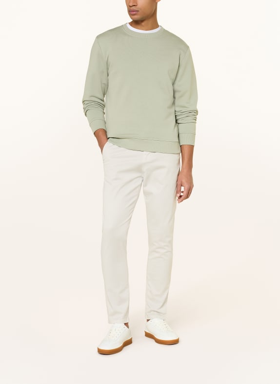PAUL Sweatshirt HELLGRÜN / WEISS