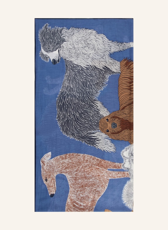 INOUI EDITIONS cloth BLUE / BROWN / CREAM